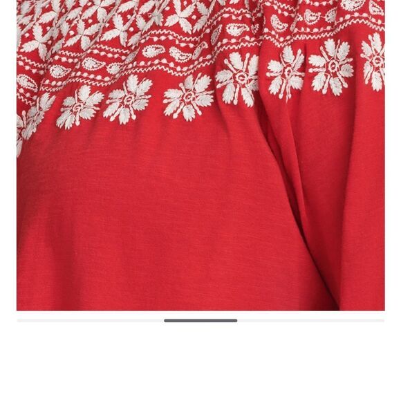 Tommy Hilfiger off the shoulder plus top size 2X red NWT in packaging - Picture 3 of 7